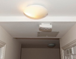 The interior of Kelie Simpson&rsquo;s flat showing completed work due to a problem with the gas